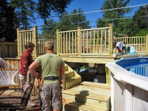 Pool Deck Installation - Westchester, IL