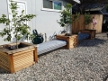 Custom Benches with Planters