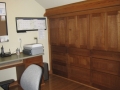 Home Office with Medallion Cabinets