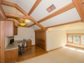 Office with Vaulted Ceiling & Oak Beams