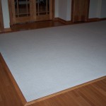 River Forest Somerset Pre-Finished Oak Floor with Beaulieu Carpet Insert - View 1