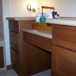 River Forest Bathroom Remodel - Daltile Stone & Medallion Cabinets - View 3