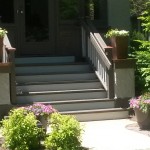 After Stain & Copper-River Forest, IL Stair Installation